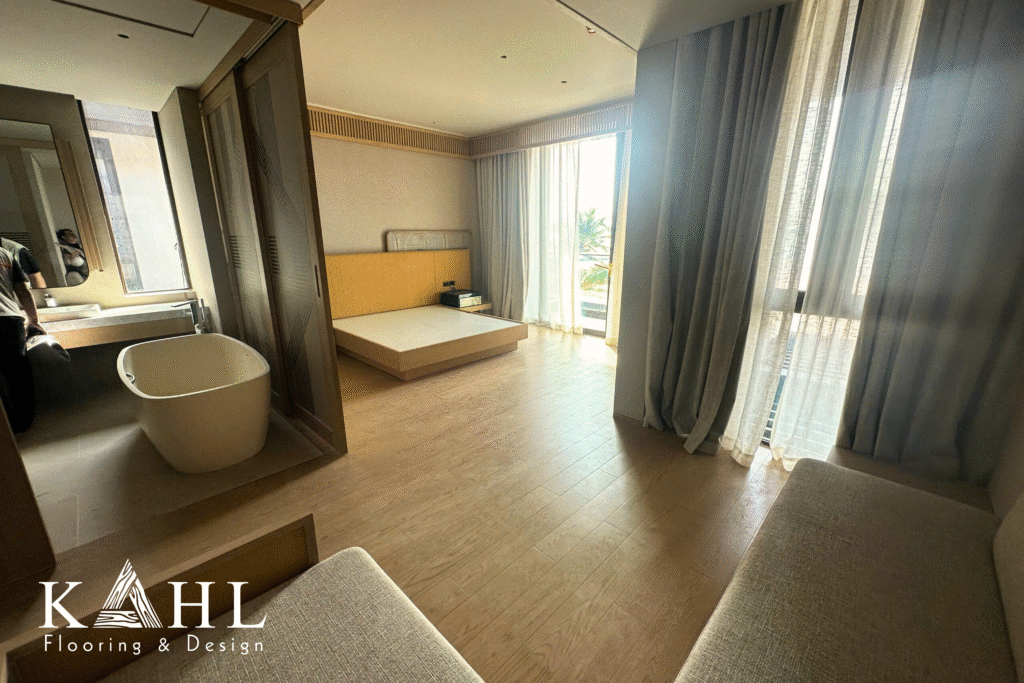 sàn gỗ kỹ thuật KAHL tại HYATT REGENCY HO TRAM